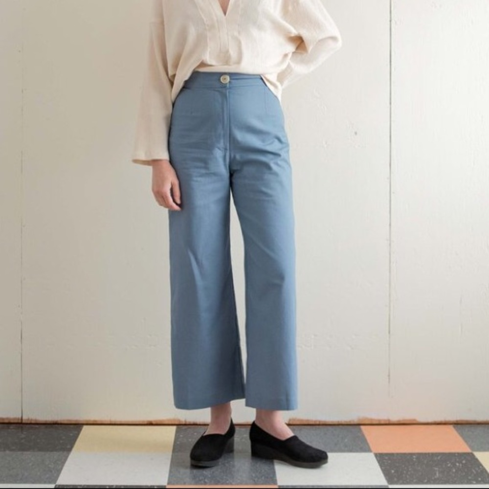 Sunja Link cotton/linen sailor pants size 4